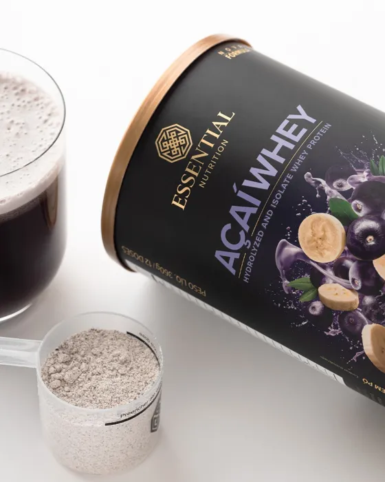Açaí Whey da Essential Nutrition no dia a dia
