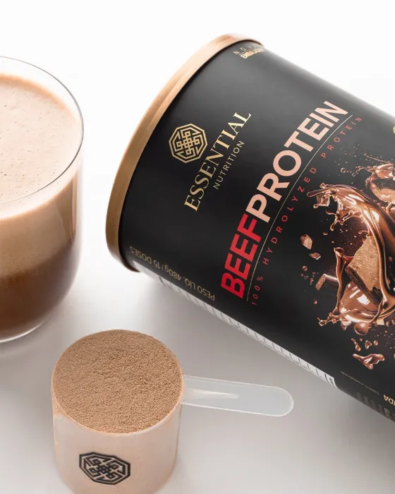 Beef Protein da Essential Nutrition no dia a dia
