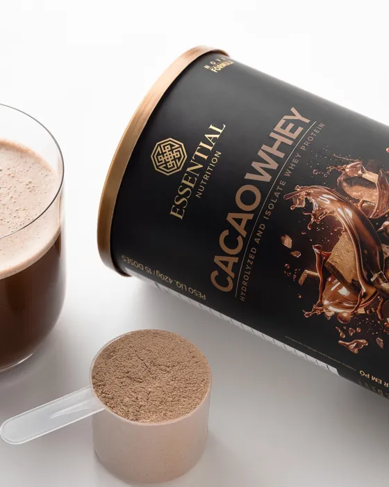 Cacao Whey da Essential Nutrition no dia a dia
