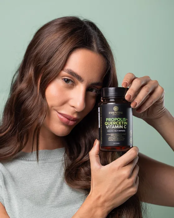 Propolis + Quercetin + Vitamin C da Essential Nutrition no dia a dia