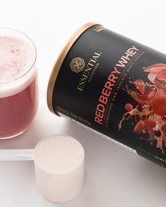 Red Berry Whey da Essential Nutrition no dia a dia