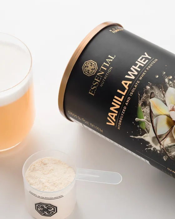 Vanilla Whey da Essential Nutrition no dia a dia